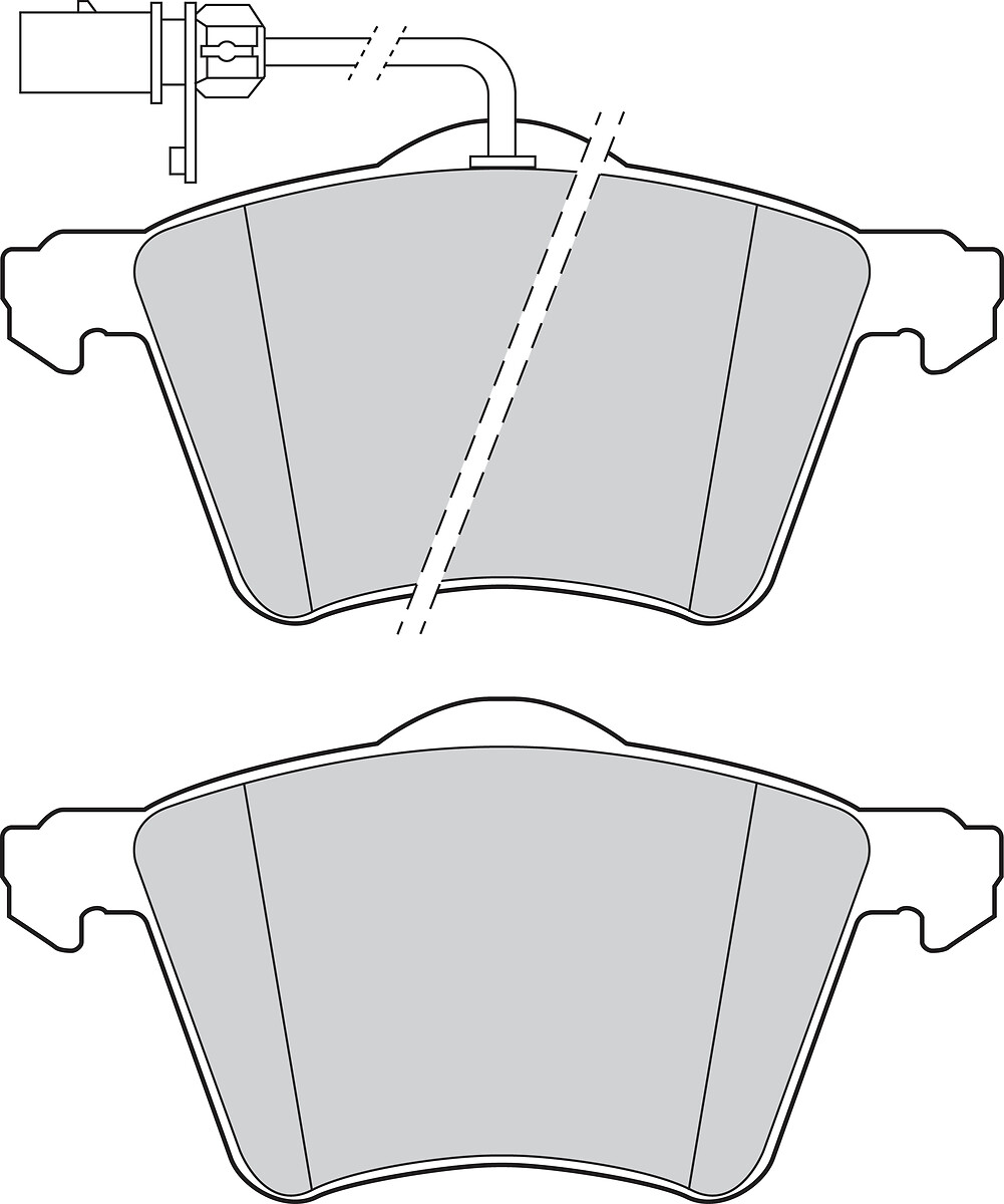 Jeu de 4 plaquettes de frein VALEO ref. 302832